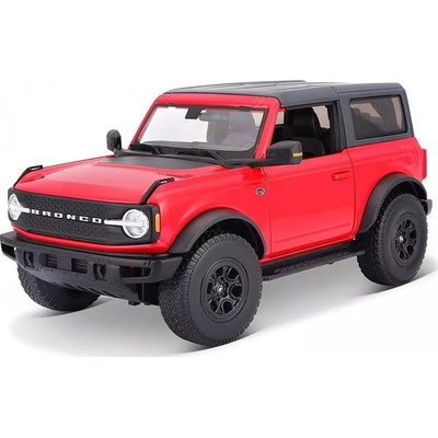 Bronco Maisto Ford Wildtrak 2021 červená R 1:18