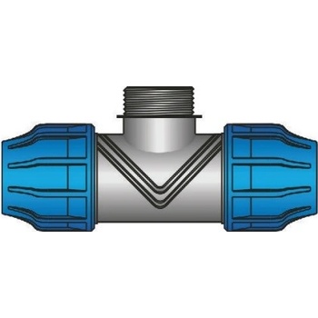 LDPE T-kus na závit 63x2 1/2"x63 vonkajší
