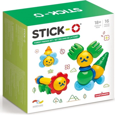 Magformers Stick-O Lesní potvůrky (Forest Friends)