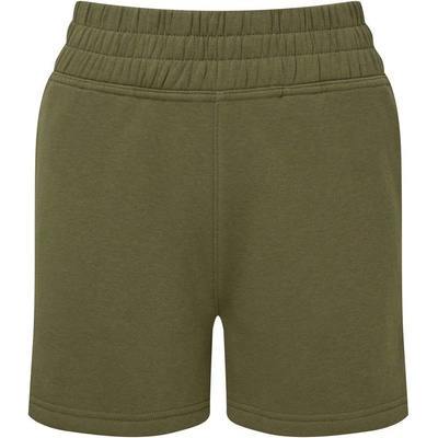 TriDri dámské teplákové šortky olivová