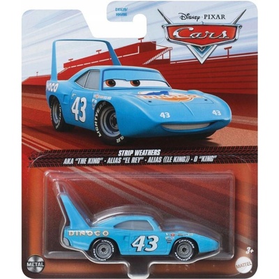 Mattel Cars 3 Blesk McQueen Strip Král Bouračka modré