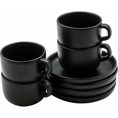 Eva Solo Чаши за кафе Nordic Kitchen с чинийки 4 бр (502764)