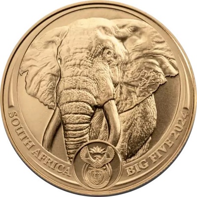 Rand Refinery Zlatá minca Elephant 1 Oz Bi g 5 2024 1 oz