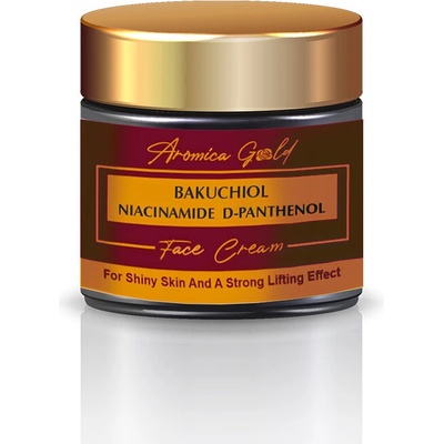La Mell Cosmetics Крем за лице с Бакучиол, ниацинамид и Д-пантенол Aromica Gold Bakuchiol D-pantenol Face Gream 50ml