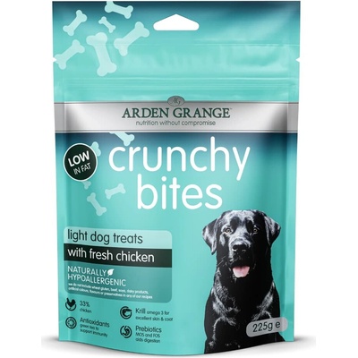 Arden Grange Crunchy Bites Light with fresh Chick.225 g