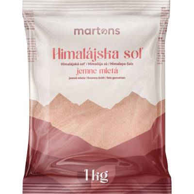 Martons Pravá Himalájska soľ ružová jemne mletá 1kg