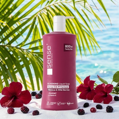 Sense Silk tekuté mydlo Ibištek a lesné ovocie 800 ml