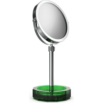 Decor Walther Козметично огледалце Kristall със зелена основа хром (0941796)
