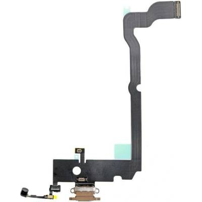 AppleKing nabíjecí a audio flex konektor pro iPhone XS Max - zlatý