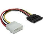 Delock Molex-SATA Converter M/M 15cm 60100