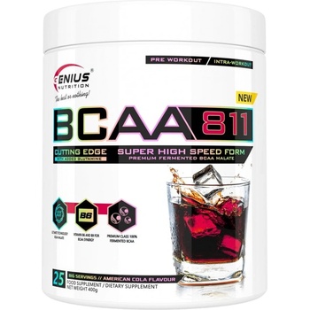 Image 1 of Genius Nutrition Bcaa 811 / 8: 1: 1 [400 грама] Кола