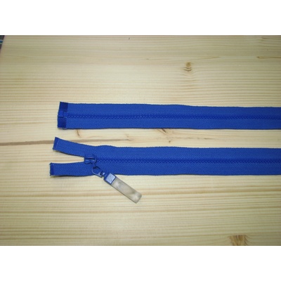 Kostenný zips kráľovská modrá 3mm deliteľný jednosmerný 30cm