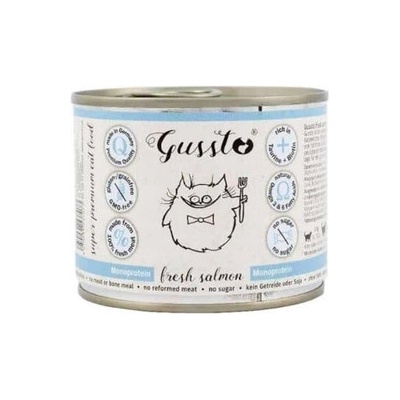 GUSSTO Cat Fresh Salmon pre mačky čerstvý losos 200 g