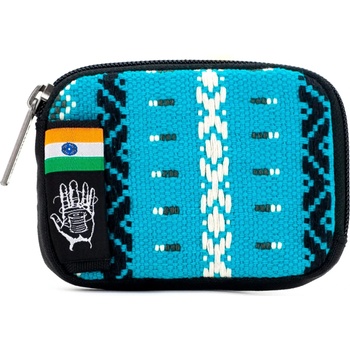 Ethnotek Портфейл Ethnotek Coyopa Coin Pouch Wallet - Viva Con Agua Blue - размер One Size (511-0762-0611)