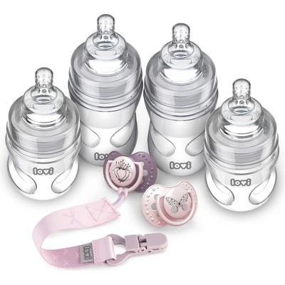 LOVI Комплект за новородено Lovi - Botanic, Розов (0300)