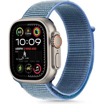 Tech-Protect Найлонова каишка за Apple Watch 6/7/8/9/10/SE/Ultra 1-2 (44/45/46/47 mm) от Tech-Protect Nylon - Baby Blue (5906302370771)