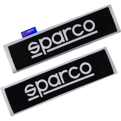 Sparco Návleky na bezpečnostní pásy černé | Zboží Auto