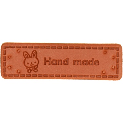 Naše galanterie Koženková cedulka Hand Made zajíček – Zboží Mobilmania