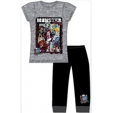 Dievčenské pyžamo MONSTER HIGH GreyBlack MONSTER HIGH MON0031