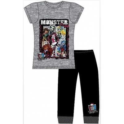 Dievčenské pyžamo MONSTER HIGH GreyBlack MONSTER HIGH MON0031