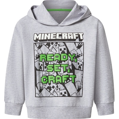 Chlapčenská mikina s kapucňou 100399728 sivá