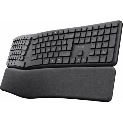 Trust Keyra Ergonomic Multidevice Wireless Keyboard 25459