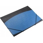 TITANUM A4 briefcase with eraser bark texture black-blue