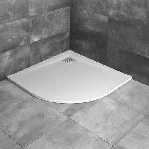 Radaway Kyntos Полукръгло композитно душ корито 90x90 см бяло (HKA9090-04)