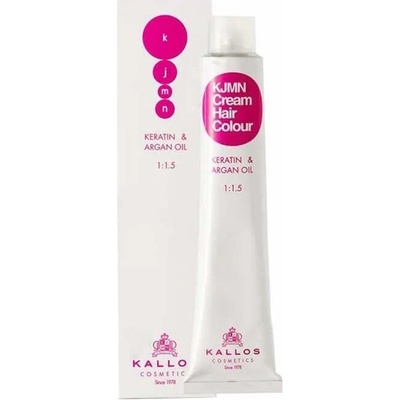 Kallos KJMN s keratinem a arganovým olejem 8.43 Light CopperGolden Blond Cream Hair Colour 1:1.5 100 ml