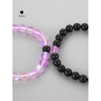 Prosperk Dva náramky aqua aura a lávový kámen S4873