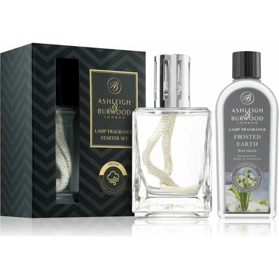 Ashleigh & Burwood London Starter Set Obsidian Clear katalytická lampa 1 ks + Frosted Earth náplň do katalytickej lampy 250 ml