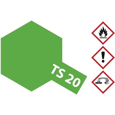Tamiya akrylová farba zelená metalíza TS-20 nádoba so sprejom 100 ml