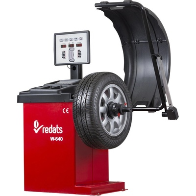 REDATS W‑640 – automatická vyvažovačka kolies pre osobné a úžitkové vozidlá