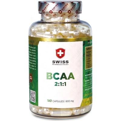 Swiss Pharma BCAA 2:1:1 180 kapsúl