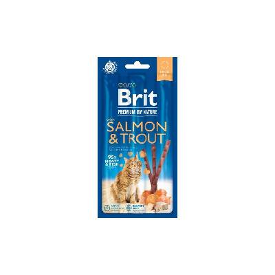 Brit Premium by Nature Cat Sticks with Salmon & Trout 3 ks
