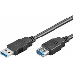  Удължение на кабел за данни OEM USB-A 3.0 - USB-A 3.0 M/F 1.8m S3012 (S3012)