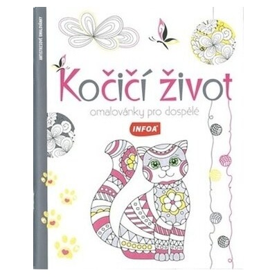 Kočičí život Omalovánky pro dospělé