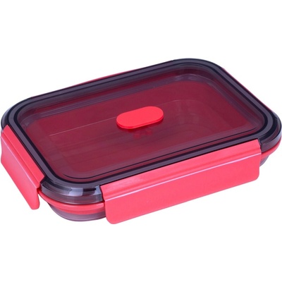 Lurch Skládací silikonový box na jídlo 1200 ml Frozen Pink