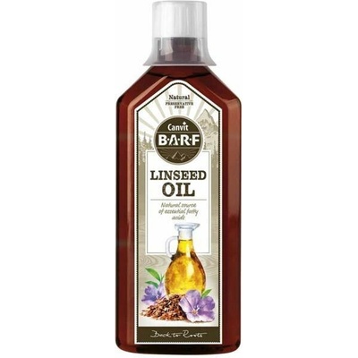 Canvit BARF Linseed oil 0,5 l olej z lněných semínek