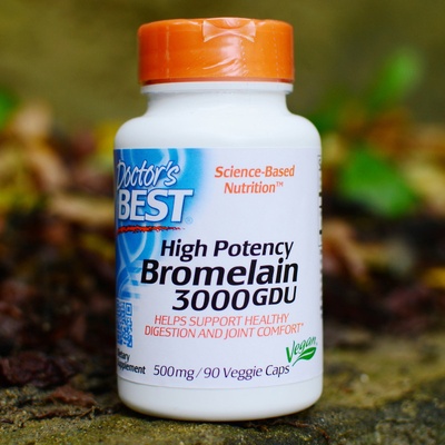 Doctor’s best Bromelain 3000 GDU 500 mg x 90 rostlinných kapsúl