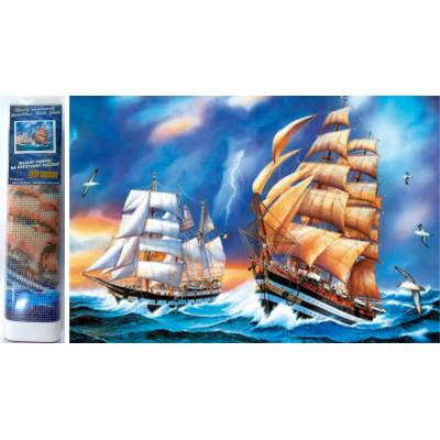 Norimpex - Puzzle Diamant painting: Sailboats 30x40cm - 1 - 39 piese