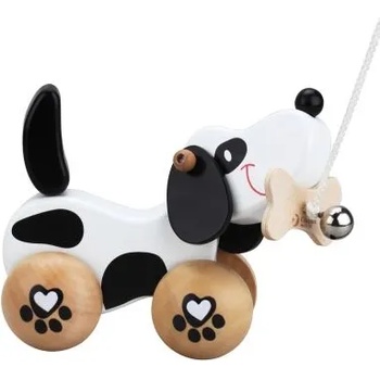 Image 1 of Classic world - Дървена играчка за дърпане - Куче (CW3300)