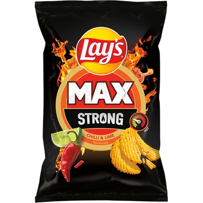 Lay's Strong Chipsy s príchuťou pikantného chilli a limetky 120 g