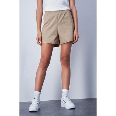 Champion dámske kraťasy stretch cotton shorts 117194 MS066 béžová