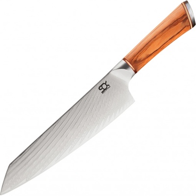 Dellinger nôž šéfkuchára SOK OLIVE SUNSHINE DAMASCUS 19,5 cm