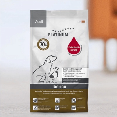 PLATINUM Супер премиум храна Platinum Adult Iberico+Greens - с 70% прясно иберийско свинско месо годно за човешка консумация