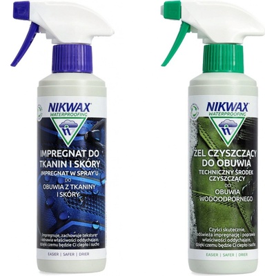 Nikwax Footwear Cleaning Gel a Fabric Leather Proof 300 + 300 ml