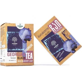 Manna Gruzínsky čaj Čierny s listom čučoriedky sypaný 70 g