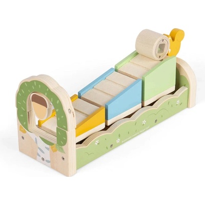 Bigjigs Toys motorická rampa s veverkou