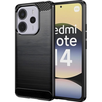 Techsuit Carbon Shield TPU калъф за Xiaomi Redmi Note 14 4G - Черен KP36997 (36997)